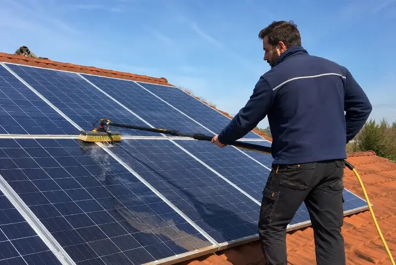 Nettoyage et entretien de panneaux solaires à Puilaurens